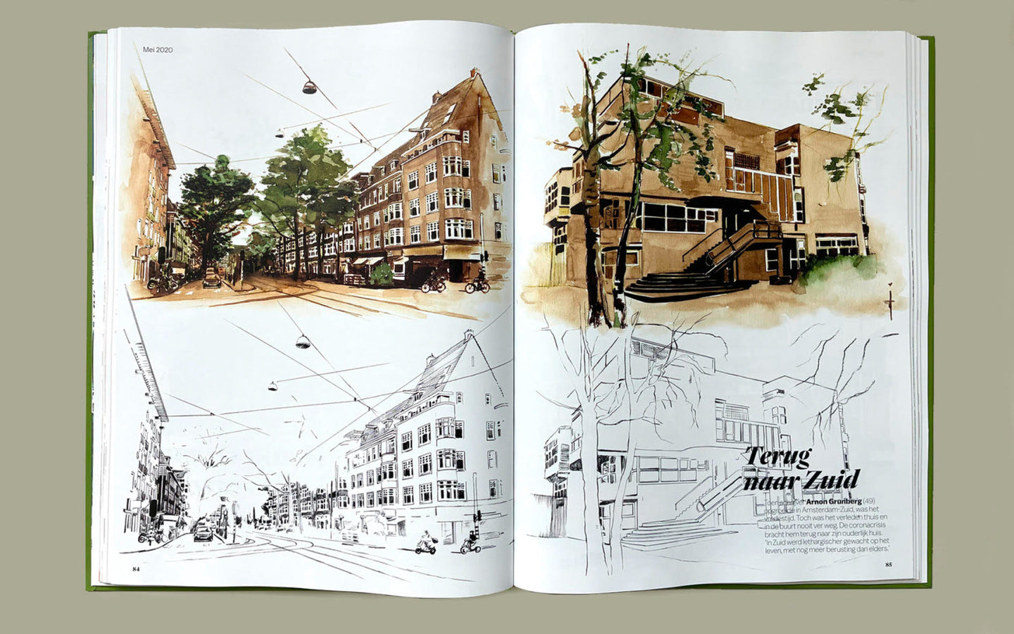 Hoofd Hart Hand - Sjoukje Bierma 10 jaar illustraties voor Het Parool - afbeelding 8