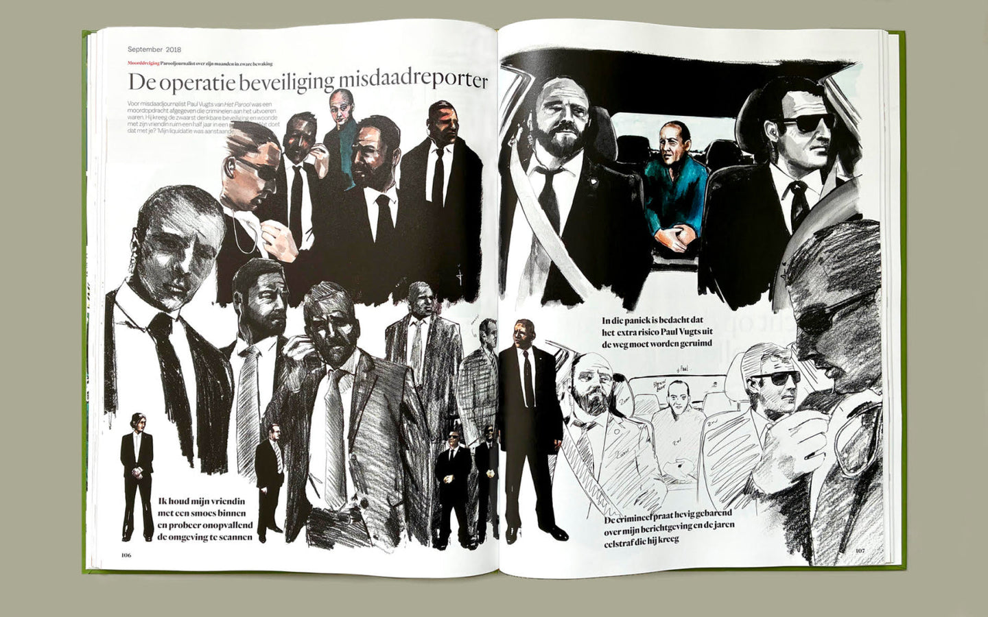 Hoofd Hart Hand - Sjoukje Bierma 10 jaar illustraties voor Het Parool - afbeelding 6