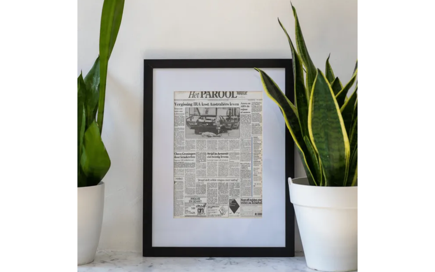Geboortekrant Kader/Poster Het Parool - afbeelding 2