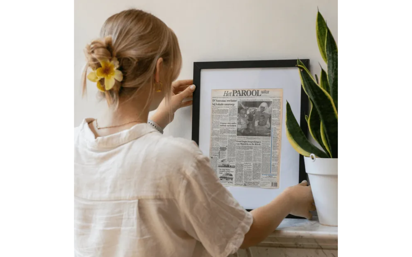 Geboortekrant Kader/Poster Het Parool - afbeelding 3
