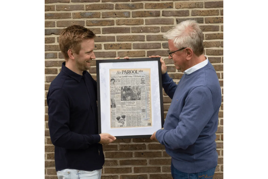Geboortekrant Kader/Poster Het Parool - afbeelding 1