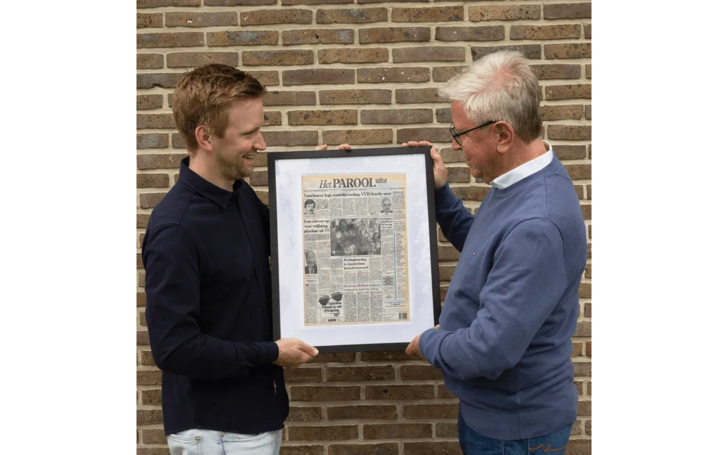 Geboortekrant Kader/Poster Het Parool - afbeelding 1