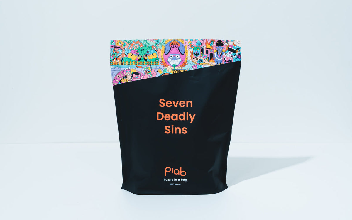Puzzle in a bag - De Zeven Hoofdzonden puzzel - afbeelding 7