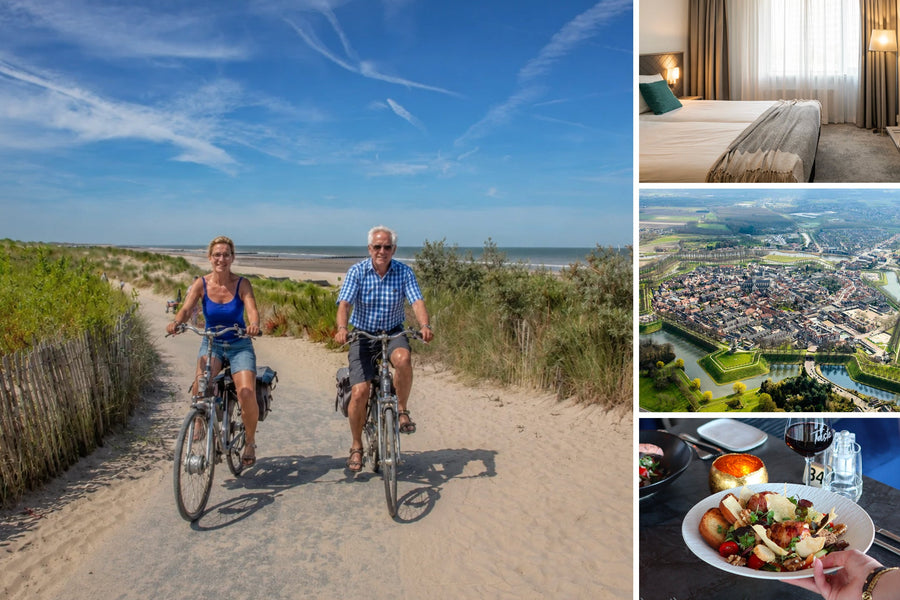 Churchill Hotel Terneuzen | 5-Daagse fietsvakantie door Zeeuws-Vlaanderen in Zeeland | incl. 3-gangendiner (2 avonden) - afbeelding 1